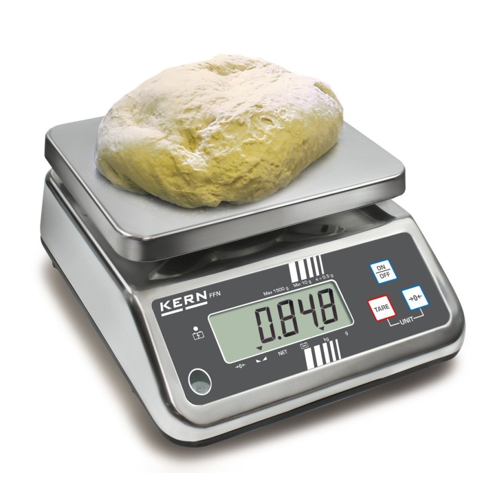 Balanza alimentarias de acero inoxidable KERN FFN 15K2IPN
