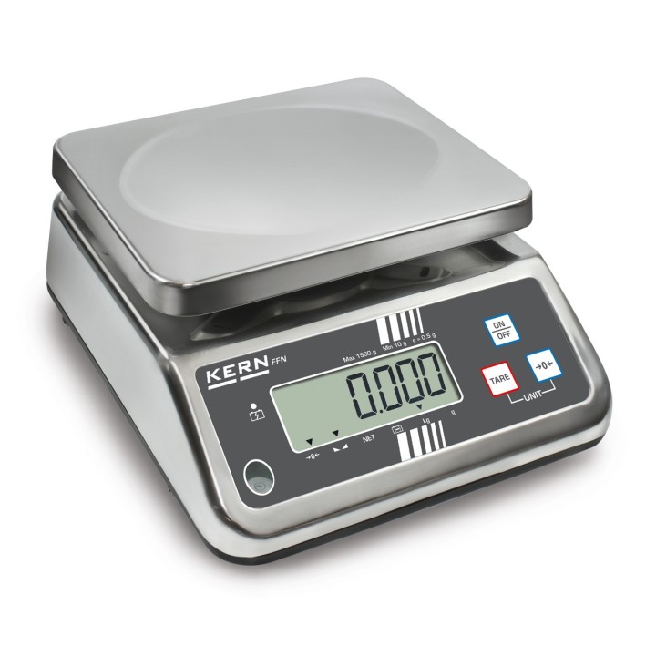 Balanza alimentarias de acero inoxidable KERN FFN 25K5IPN
