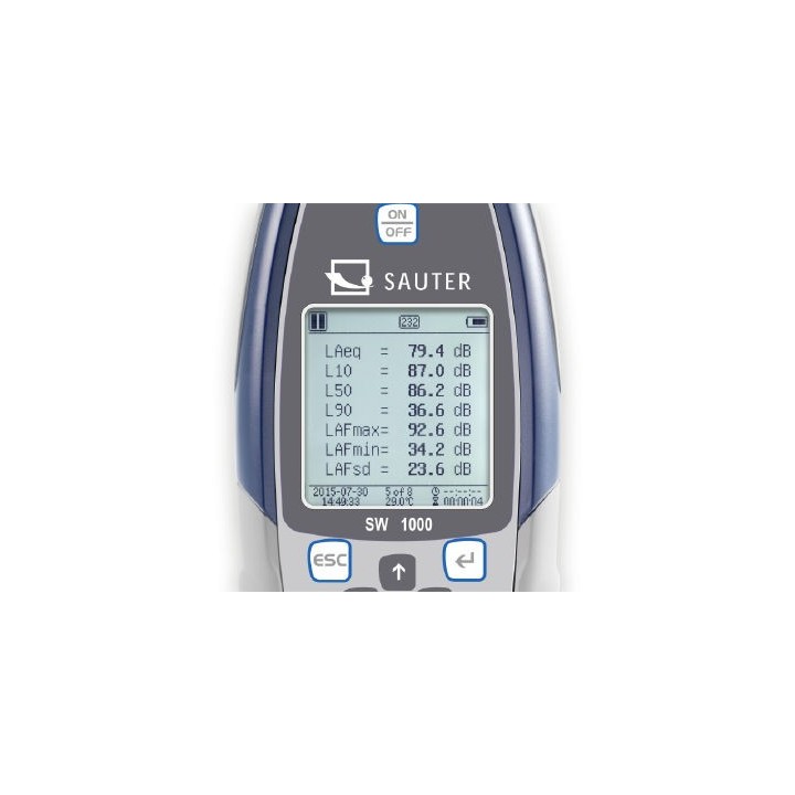Sonómetro profesional SAUTER SW 2000