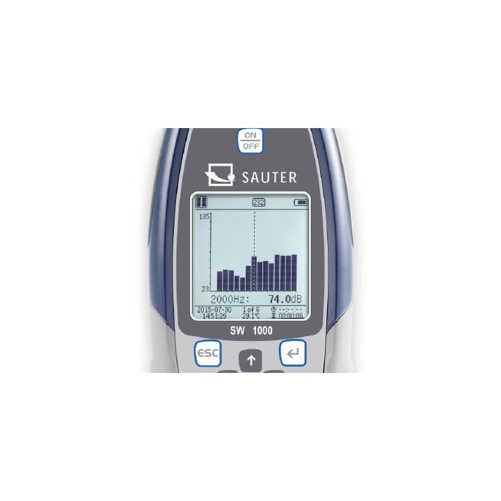 Sonómetro profesional SAUTER SW 2000