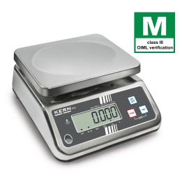 Balanza alimentarias de acero inoxidable KERN FFN 3K1IPM