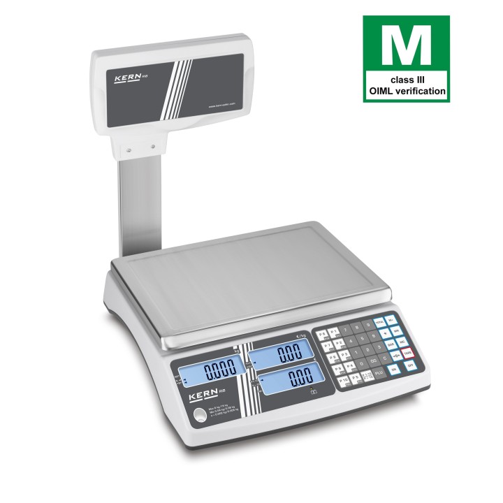 Báscula de tienda KERN RIB 6K-3HM aprobado