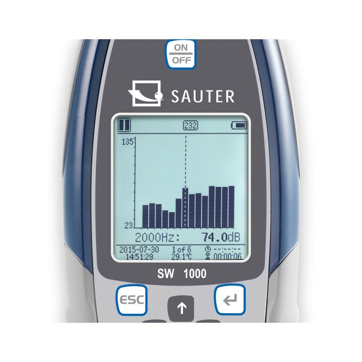 Sonometro profesional SAUTER SW 1000