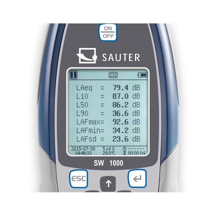 Sonometro profesional SAUTER SW 1000