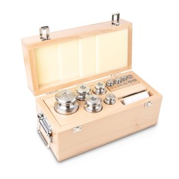 Juego de pesas de calibración 1 g - 5 kg clase M1