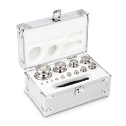 Juego de pesas de calibración 1g - 1 kg OIML Clase E2 / ASTM 2
