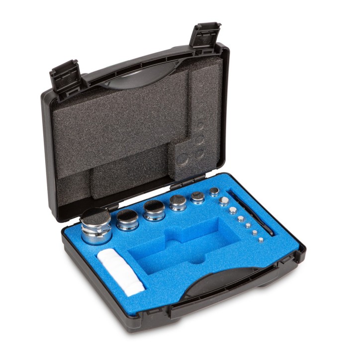 Juego de pesas de calibración 1g - 500g OIML Clase E1 / ASTM 1