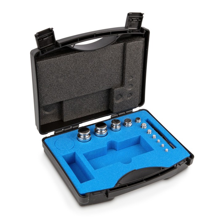 Juego de pesas de calibración 1g - 200g OIML Clase E1 / ASTM 1