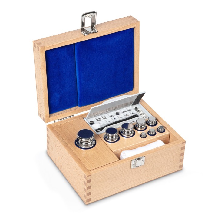 Juego de pesas de calibración 1 mg - 500 g OIML Clase E1 / ASTM 1