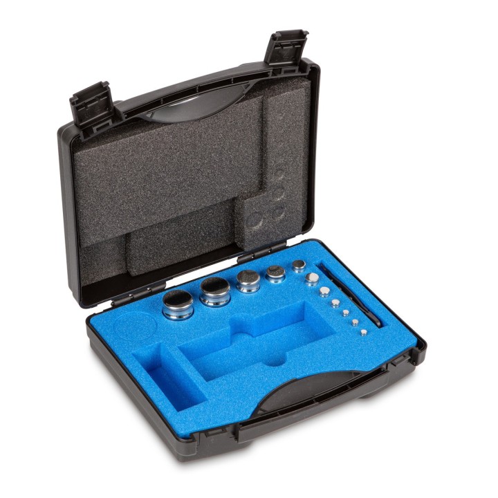 Juego de pesas de calibración 1g - 200g OIML Clase E2 / ASTM 2