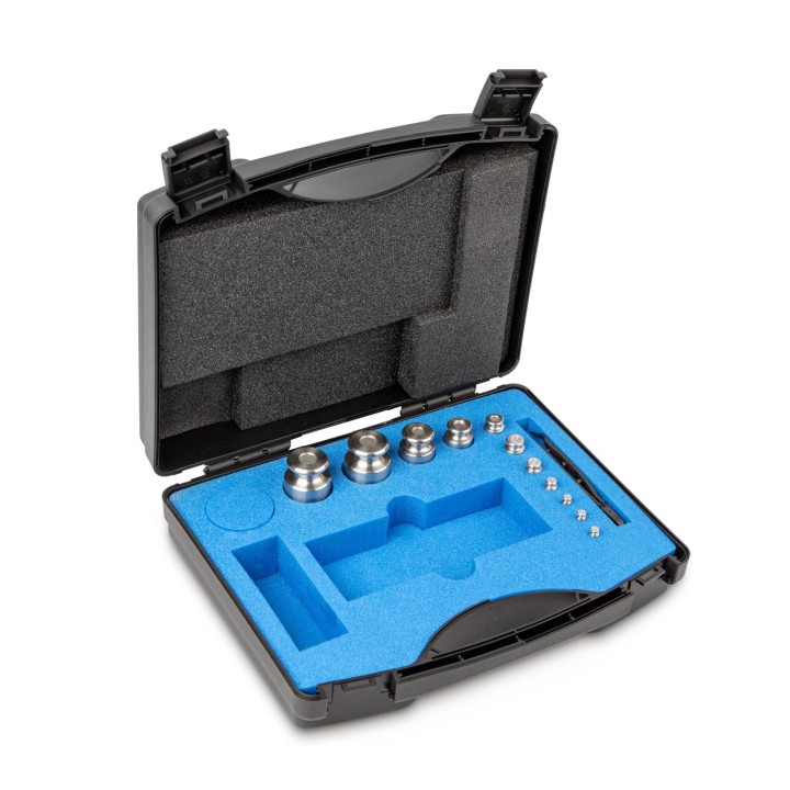 Juego de pesas de calibración 1g - 200g OIML Clase F2