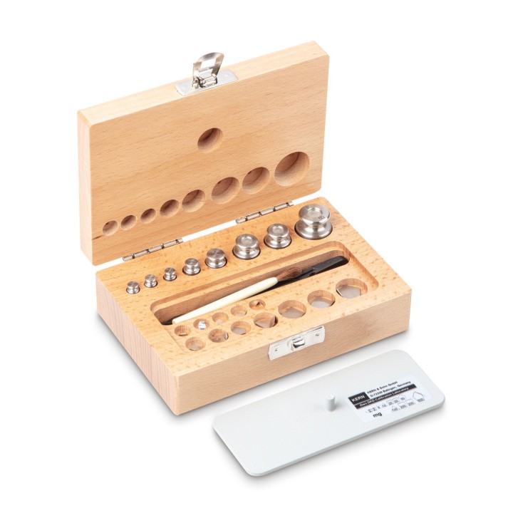Juego de pesas de calibración 1 mg - 50 g OIML Clase F2