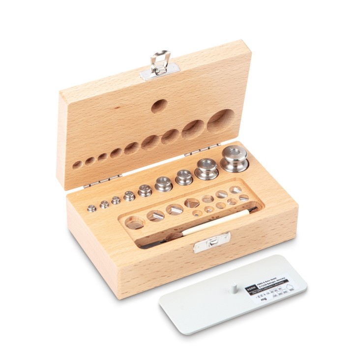 Juego de pesas de calibración 1mg - 100g OIML Clase M1