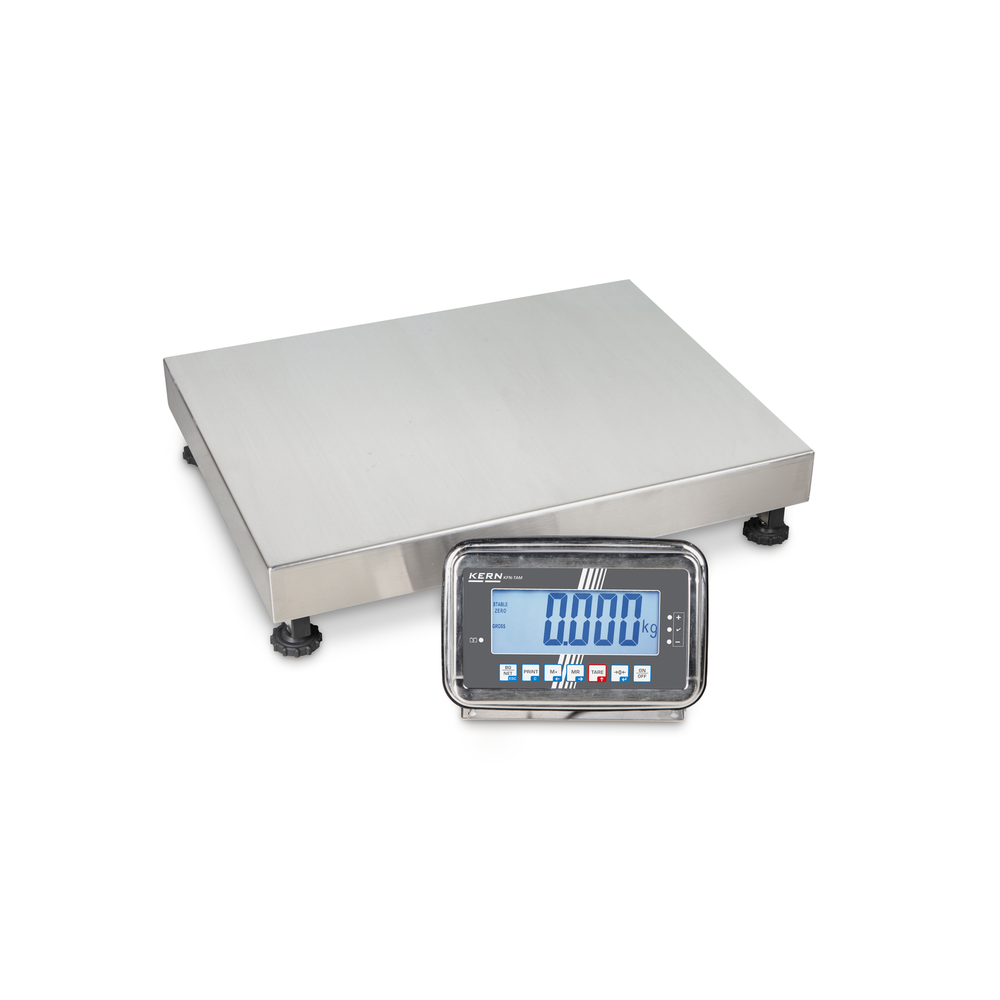 Balanza de plataforma de acero inoxidable KERN SFB 100K-2XLM Balanza de plataforma de acero inoxidable KERN SFB 100K-2XLM