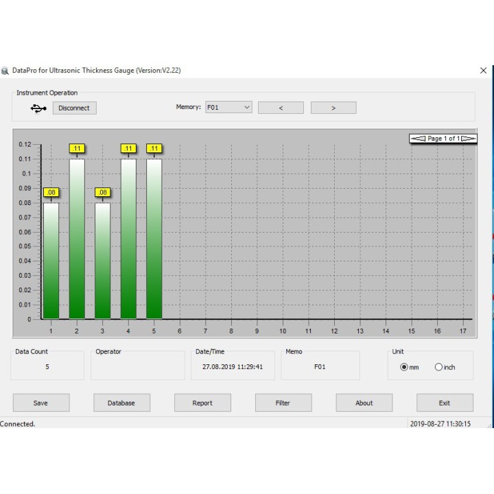 Software de transferencia de datos SAUTER ATU-04