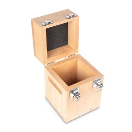 Caja de madera para pesas de calibración 20 kg