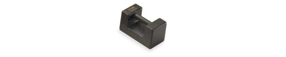 Pesas rectangulares de acero inoxidable finamente torneado
