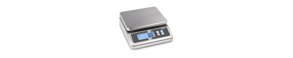 Balanza de mesa de acero inoxidable KERN FOB